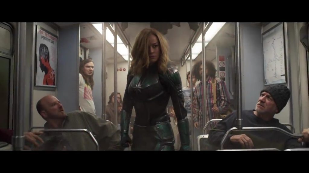 Captain Marvel Subway Aftermath
