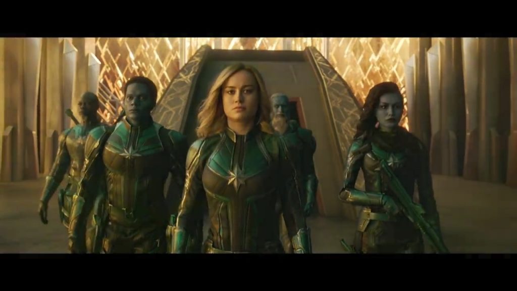 Captain Marvel with Kree Team
