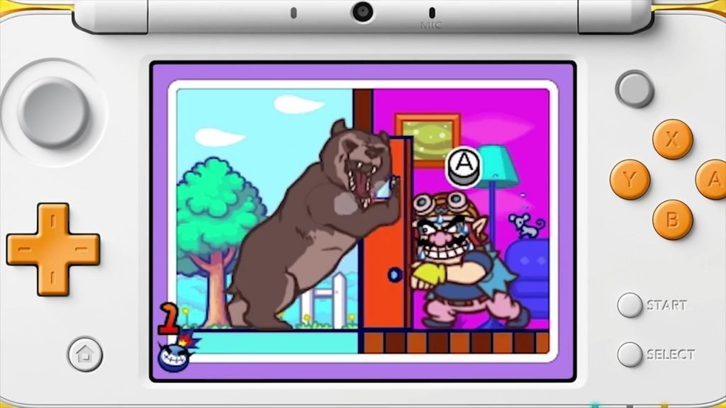 WarioWare Gold Bear Minigame