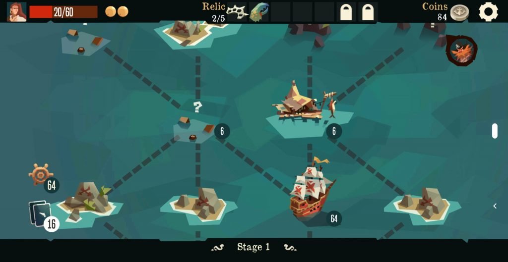 Pirates Outlaws Map Screen