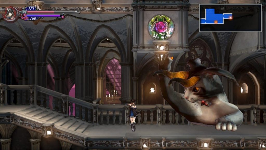 Giant Cat in Bloodstained Ritual of the Night