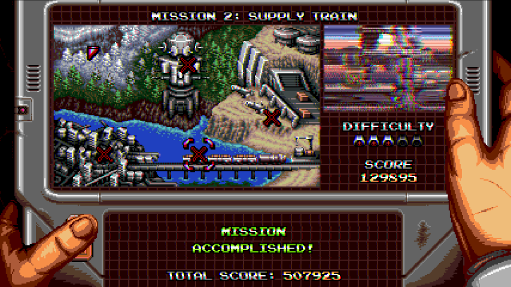 Blazing Chrome Mission Select