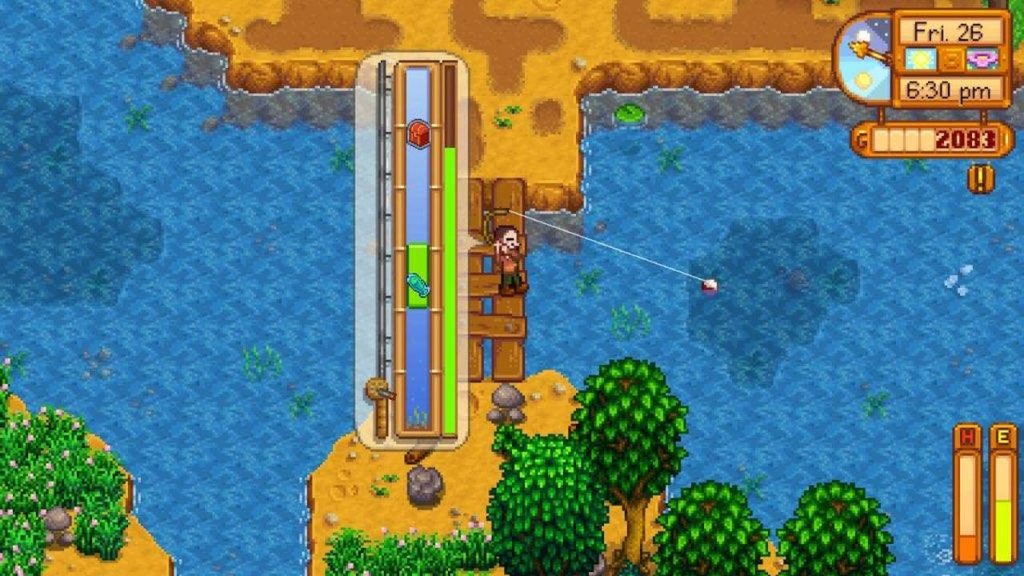 Fishing Minigame in Stardew Valley