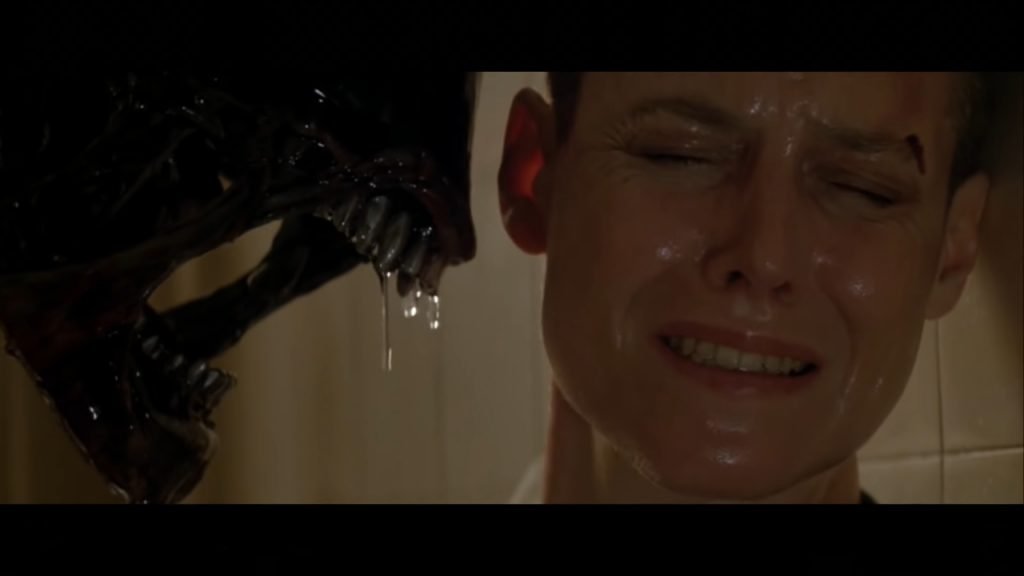 Alien Staring Down Ripley in Alien 3